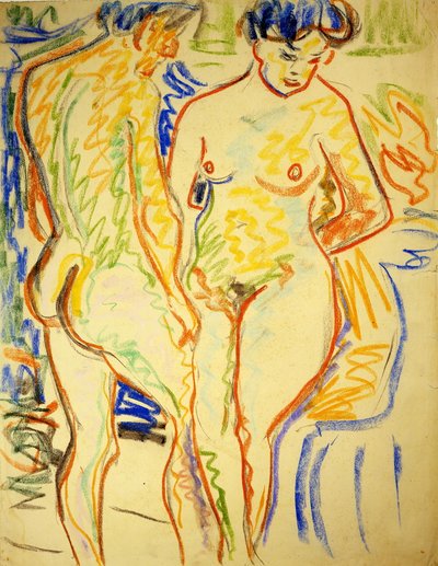 Couple - Ernst Ludwig Kirchner